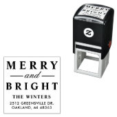 とブメリーライトエレガントホリデー差出人住所 セルフインキングスタンプ (インサイチュ)