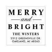とブメリーライトエレガントホリデー差出人住所 セルフインキングスタンプ (デザイン)