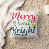 とブライトメリークリスマス装飾用クッション-フェスティバル クッション (ブランケット)