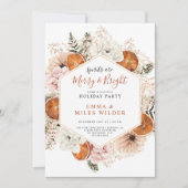 とブライトメリーシトラスパインホリデー 招待状 (正面)