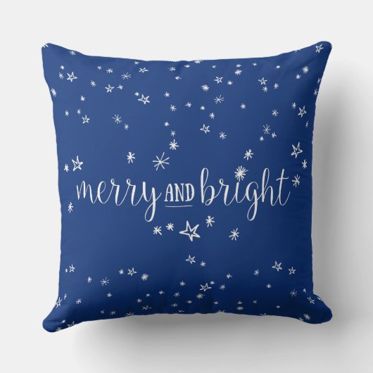 とブライトメリースターズホリデー装飾用クッション クッション (裏面)