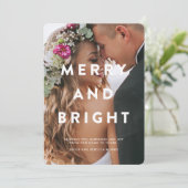 とブライトメリータイポグラフィオーバーレイホリディフォト シーズンカード (スタンド正面)