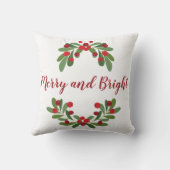 とブライトメリーミストレトーホリデー装飾用クッション クッション (裏面)