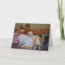 とブンブンいう音ドギンズ・コルギ記念日カード カード