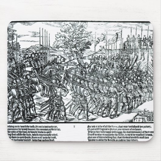 とヘンリーシドニー行進している英国の軍隊 マウスパッド (正面)