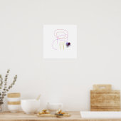 とミニマル幾何学的 ポスター (キッチン)