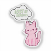 とミニマルMoodyステッカー シール (正面)