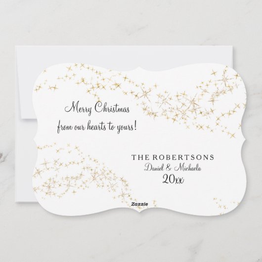 とメリーグリッタース結婚したター写真クリスマス シーズンカード (裏面)