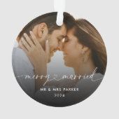とメリーハートス結婚したクリスマス写真 オーナメント (裏面)