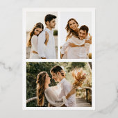 とメリーハートス結婚したクリスマス写真 箔シーズンカード (裏面)