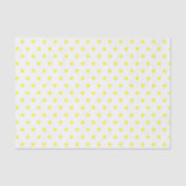 とメリーブライトイエロースターズオンホワイトホリデー 薄葉紙 (正面)