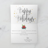 とメリー初めてのクリスマス結婚した写真 シーズンカード (内部)