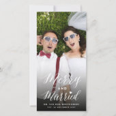 とメリー結婚したトレンディースクリプトの写真結婚の シーズンカード (正面)