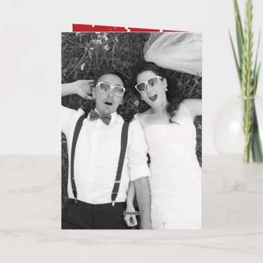 とメリー結婚したトレンディースクリプトの写真結婚の シーズンカード (裏面)