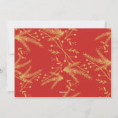 とメリー金ゴールドレッド結婚した・クリスマス・ホリデー・カード シーズンカード (裏面)