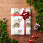 とメリーBright Christmas花模様家族の写真 ラッピングペーパー<br><div class="desc">クリスマスプレゼントを特別に作りなさい。あなたのギフトラッピング紙を美しく休日のユニーク詳細に変える。単にあなたの家族のお気に入りの写真をアップロードしカスタマイズて、明るい休暇のメッセージとメリーあなたの家族の名前または名前でパーソナライズ。</div>