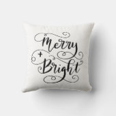 とメリーBright Christmas Holiday Script クッション (裏面)