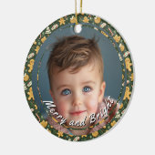 とメリーBright Cookieのカスタム子写真 セラミックオーナメント (左)