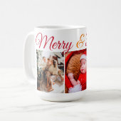 とメリーBright family christmas photos script コーヒーマグカップ (正面左)