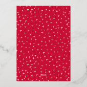 とメリーBright Script Photo金ゴールド 箔シーズンカード (裏面)