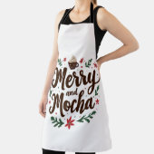 とモカメリードリンクのクリスマスコーヒークリスマス エプロン (インサイチュ)