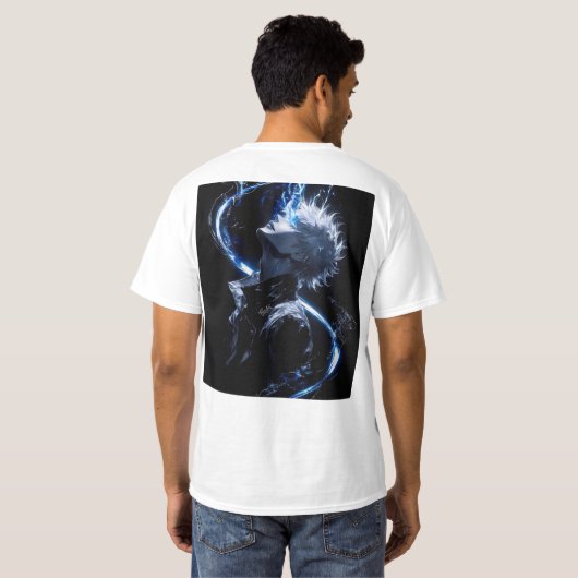 とモダンクリエイティブを混ぜ合わせ芸術的て Tシャツ (裏面フル)