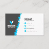 とモダンダイナミック 名刺 (正面)