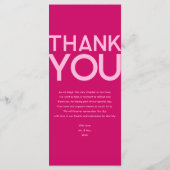 とモダンマゼンはっきりしたタ結婚ンのメニューカード プログラム (裏面)