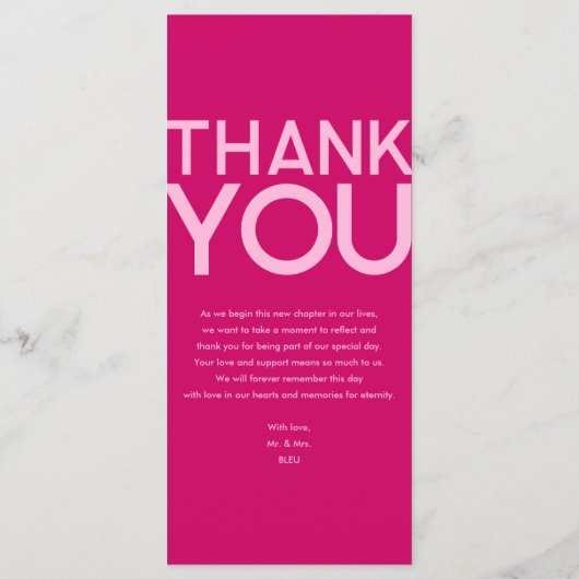 とモダンマゼンはっきりしたタ結婚ンのメニューカード プログラム (裏面)