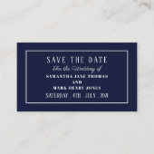 とモダン、お洒落任意の色、日付の保存 エンクロージャーカード (正面)