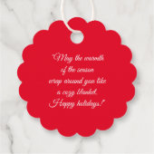 とモダンClassyの結婚Circleメッセージカード3 フェイバータグ (裏面)