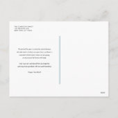 とモダンScript Happy Hanukkahの写真 シーズンポストカード (裏面)