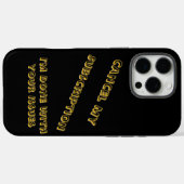 ~とユーモアのあるの契約に対する歪み Case-Mate iPhoneケース (裏面 (横))