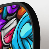 とラクールスカラフルベガスカジノ賭博ドードル ピックルボールラケット (左詳細)