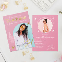 とレトロモダンピンクスパークル卒業