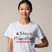 ~と一緒に感動的デザインよくはしゃぐ Tシャツ