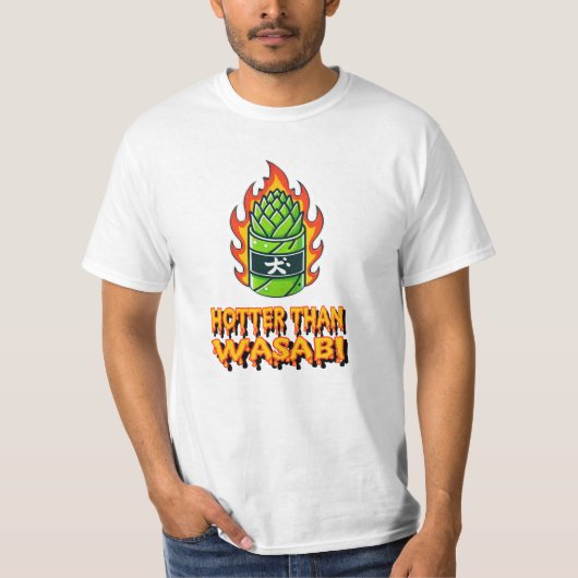 と予測できなスパイシーグルメデザイン Tシャツ (正面)