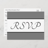 と伝統的古い「RSVPファッションド」ポストカード ポストカード (正面/裏面)