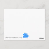 と優れたニラ、ハガキ走に ポストカード (裏面)