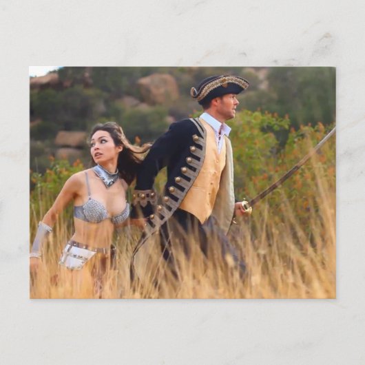 と優れたニラ、ハガキ走に ポストカード (正面)