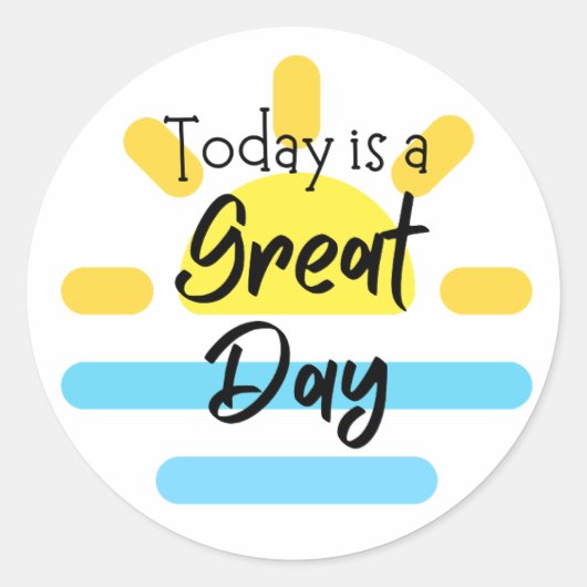 と前向き高揚貼りステッカー ラウンドシール (正面)