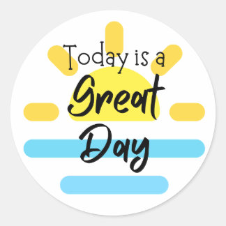 と前向き高揚貼りステッカー ラウンドシール