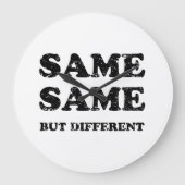 〜と同じだ違うが ラージ壁時計 (正面)