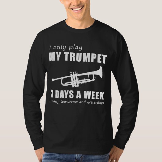 と吹Giggle – 私はTrumpetの3日A Tシャツ (正面)