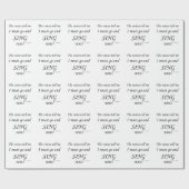 と声を上げる ラッピングペーパー (フラット)