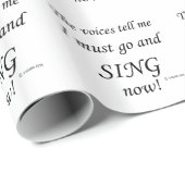 と声を上げる ラッピングペーパー (ロールコーナー)