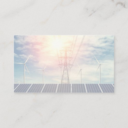 と太陽の風力 | QRスキャンコード名刺 名刺 (裏面)