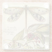 と実葉果のトンボ ガラスコースター (裏面)