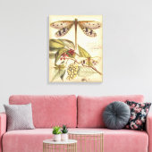 と実葉果のトンボ キャンバスプリント (インサイチュ (リビング))