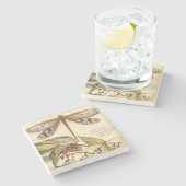 と実葉果のトンボ ストーンコースター (横)